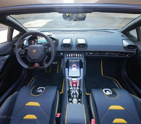 Huur Lamborghini Huracan Evo Coupé Spyder 2024 in Dubai