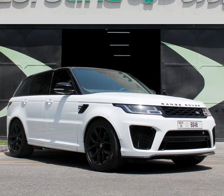 Rent Land Rover Range Rover Sport SVR 2020 in Sharjah