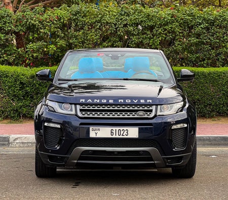 Location Land Rover Range Rover Evoque Décapotable 2019 dans Dubai