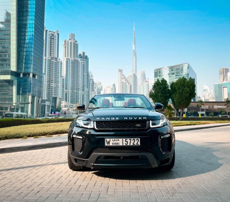 Location Land Rover Range Rover Evoque Décapotable 2019 dans Sharjah