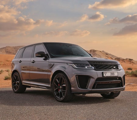 Location Land Rover Range Rover Sport SVR 2020 dans Abu Dhabi