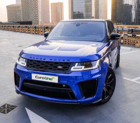 Rent Land Rover Range Rover Sport SVR 2020 in Abu Dhabi