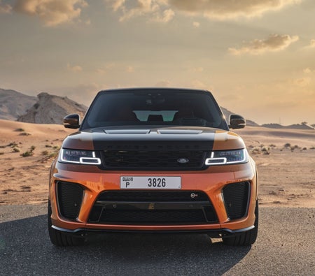 Miete Landrover Range Rover Sport SVR 2020 in Abu Dhabi