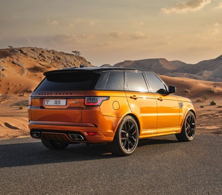 Rent Land Rover Range Rover Sport SVR 2020 in Dubai
