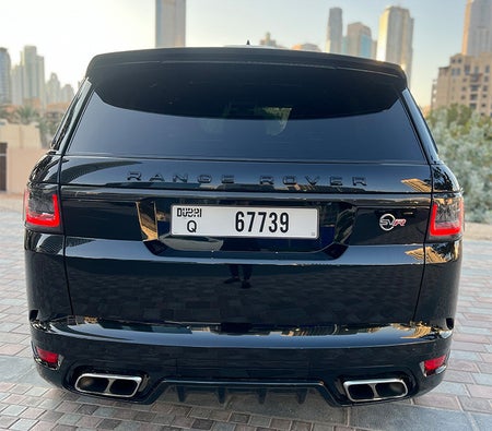 Location Land Rover Range Rover Sport SVR 2021 dans Dubai