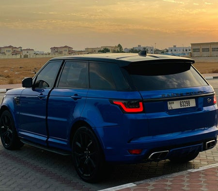 Land Rover Range Rover Sport SVR Price in Dubai - SUV Hire Dubai - Land Rover Rentals