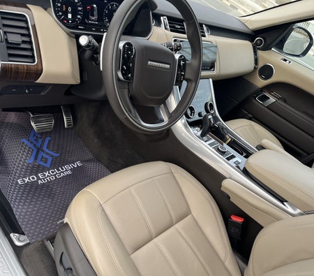 Miete Landrover Range Rover Sport V8 mit Kompressor 2021 in Dubai