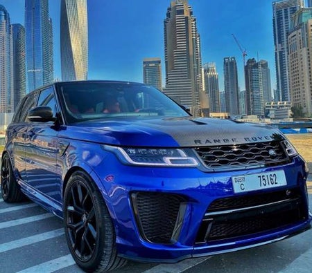 Location Land Rover Range Rover Sport SVR 2020 dans Dubai