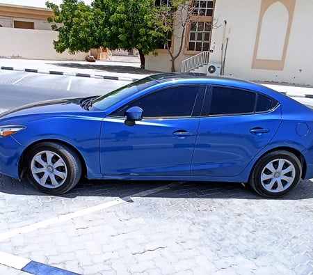 Rent Mazda 3 Sedan 2018 in Sharjah