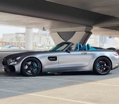 Rent Mercedes Benz AMG GT Convertible  2018 in Dubai