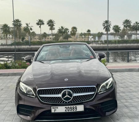 Location Mercedes Benz E450 Cabriolet 2019 dans Dubai