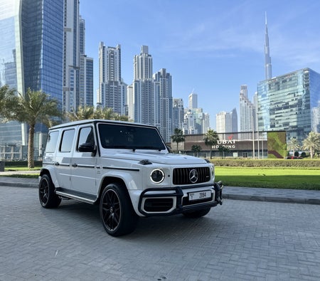 Rent Mercedes Benz AMG G63 Double Night Package 2021 in Dubai
