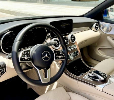 Rent Mercedes Benz C200 Convertible 2019 in Dubai