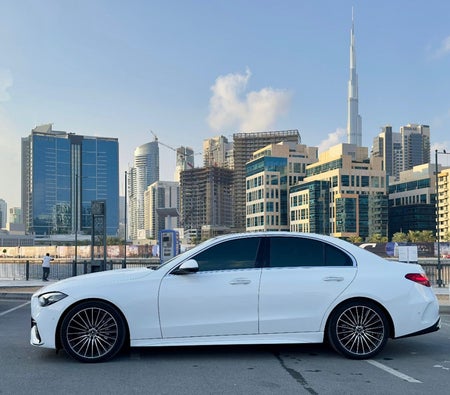 Rent Mercedes Benz C200 2024 in Abu Dhabi