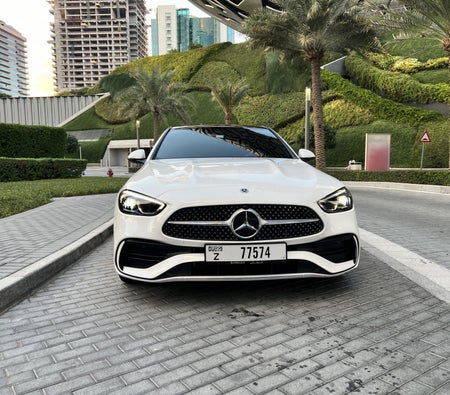 Rent Mercedes Benz C200 2024 in Dubai