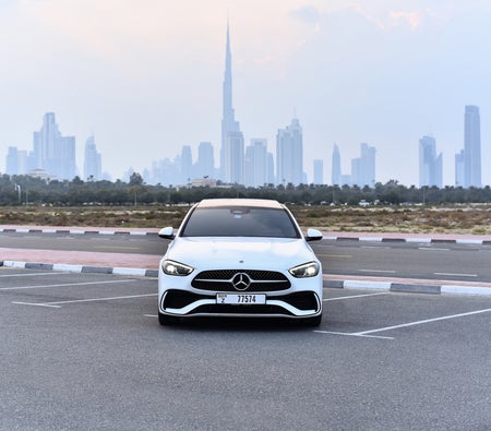 Rent Mercedes Benz C200 2024 in Dubai