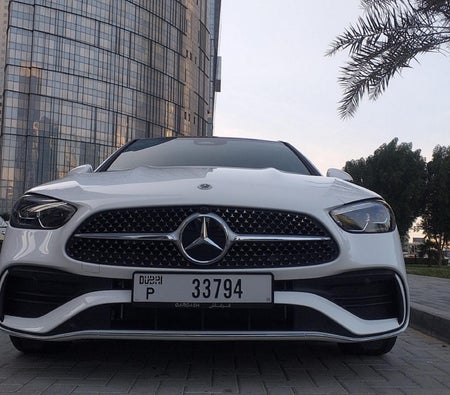 Rent Mercedes Benz C200 2024 in Abu Dhabi