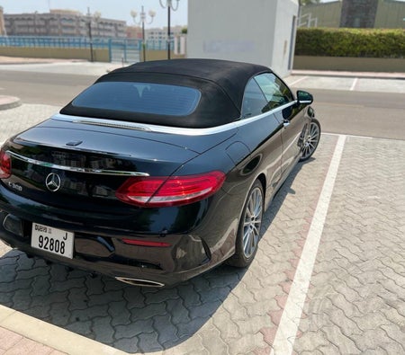 Rent Mercedes Benz C300 Convertible 2018 in Dubai