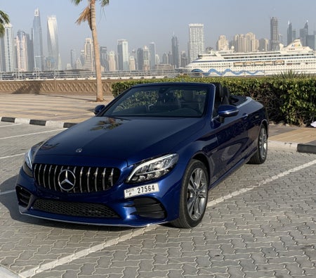 Rent Mercedes Benz C300 Convertible 2019 in Dubai