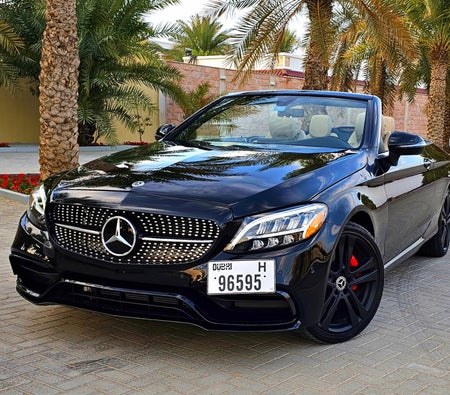 Rent Mercedes Benz C300 Convertible 2019 in Dubai
