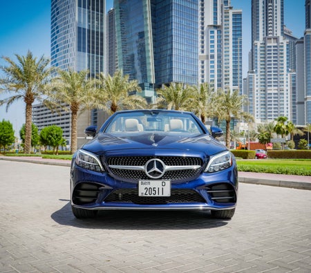 Rent Mercedes Benz C300 Convertible 2020 in Dubai