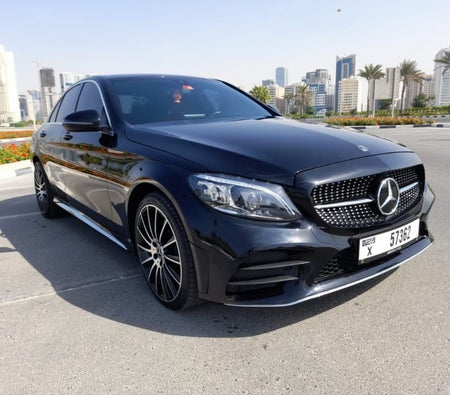 Rent Mercedes Benz C300 2018 in Dubai