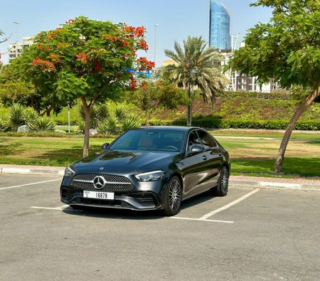 Rent Mercedes Benz C300 2022 in Abu Dhabi