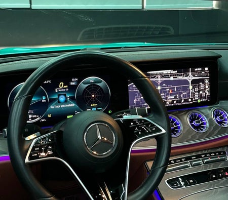 Rent Mercedes Benz E450 Convertible 2021 in Dubai
