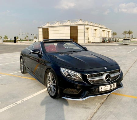 Rent Mercedes Benz S500 Convertible 2017 in Dubai