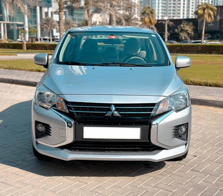 Rent Mitsubishi Attrage 2022 in Sharjah