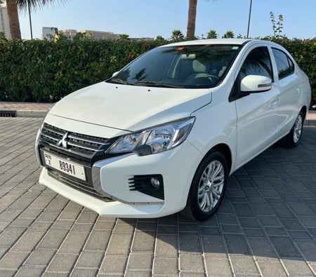 Rent Mitsubishi Attrage 2022 in Sharjah