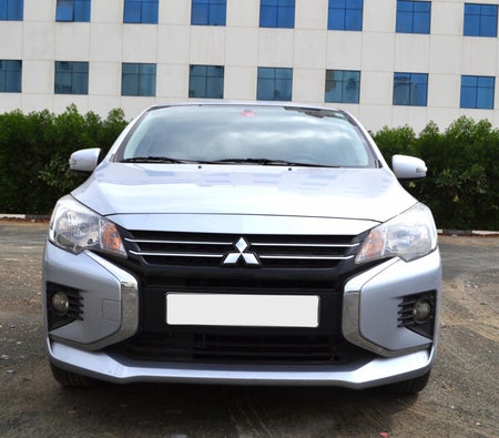 Rent Mitsubishi Attrage 2022 in Dubai