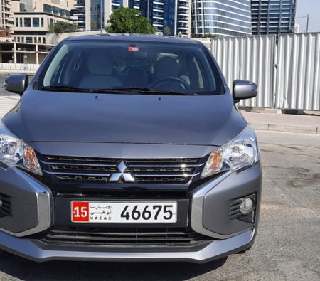 Rent Mitsubishi Attrage 2022 in Abu Dhabi