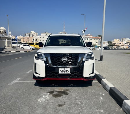 Huur Nissan Patrouille Nismo 2022 in Dubai