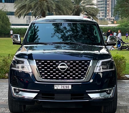 Rent Nissan Patrol Platinum V8 2021 in Dubai