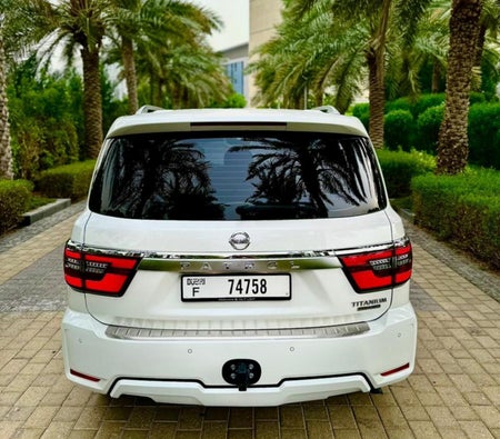Rent Nissan Patrol Platinum V8 2021 in Dubai