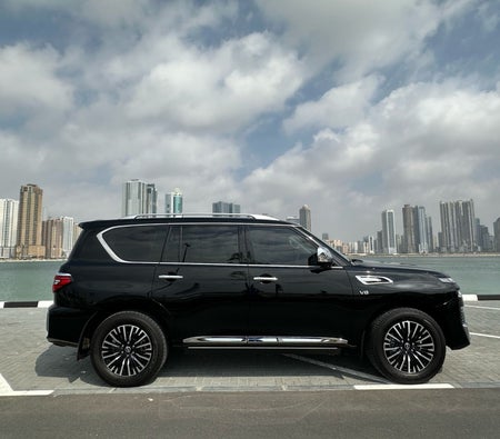 Rent Nissan Patrol Platinum V8 2024 in Dubai