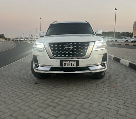 租 日产 巡逻V8 2021 在 迪拜