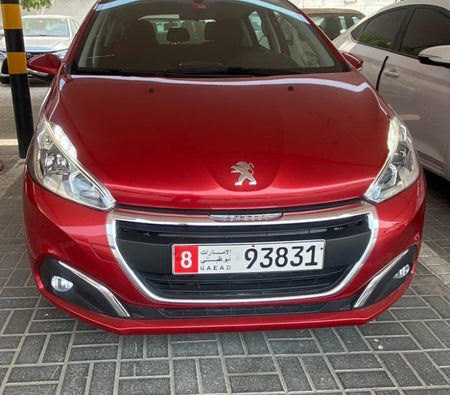 Rent Peugeot 208 2019 in Dubai