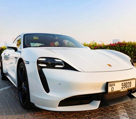 Rent Porsche Taycan Turbo 2024 in Dubai