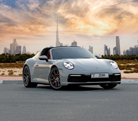 Rent Porsche 911 Targa 4 GTS Spyder 2022 in Abu Dhabi