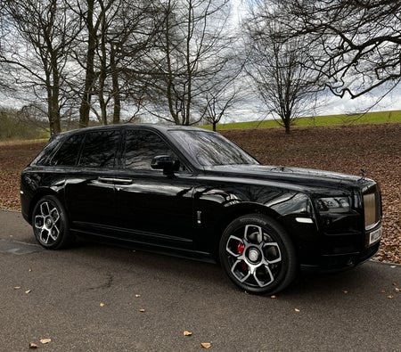 Rent Rolls Royce Cullinan Black Badge 2023 in London
