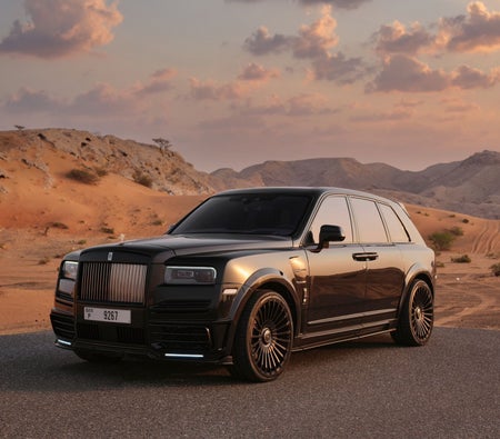 Rent Rolls Royce Cullinan Mansory 2021 in Abu Dhabi