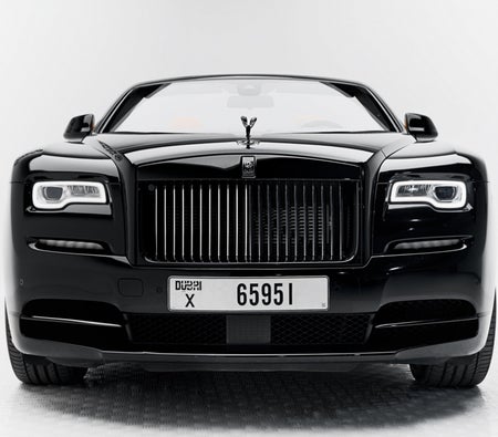 Miete Rolls Royce Dawn Black-Abzeichen 2018 in Dubai