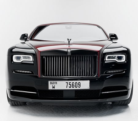 Miete Rolls Royce Schwarzes Wraith-Abzeichen 2019 in Dubai