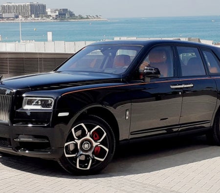 Rent Rolls Royce Cullinan Black Badge 2021 in Dubai
