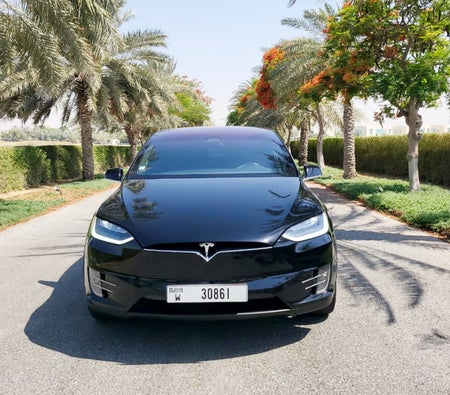 Miete Tesla Modell X 2020 in Dubai