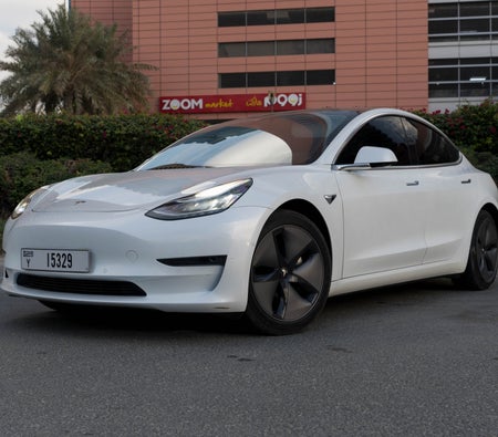 Rent Tesla Model 3 Standard Plus 2021 in Dubai