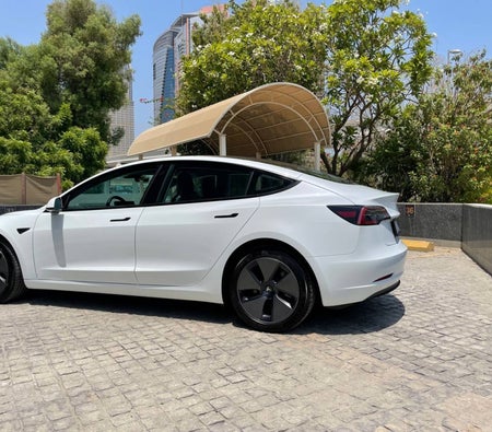 Rent Tesla Model 3 Standard Plus 2022 in Abu Dhabi