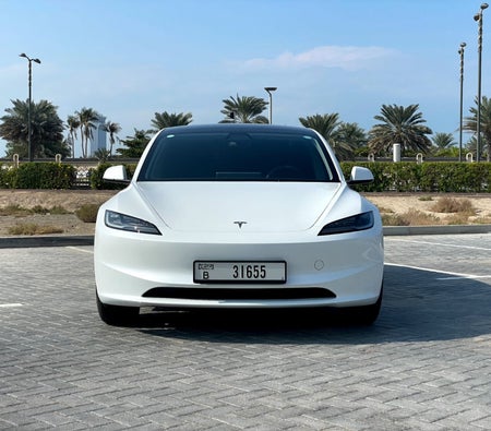 Location Tesla Modèle 3 Standard Plus 2024 dans Dubai